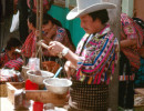 45 Weighing his goods at the Chichicastenango marketplace