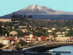 17 Volcano Osorno seen from Puerto Montt  Chile 800A