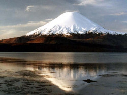 38 Volcano Parinacota in the north of Chile near Bolivia 800