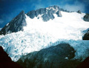 2 glacier coming down the mountain in southern chile 800
