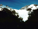 37 glacier in the mountains of new zealand at sunset 800