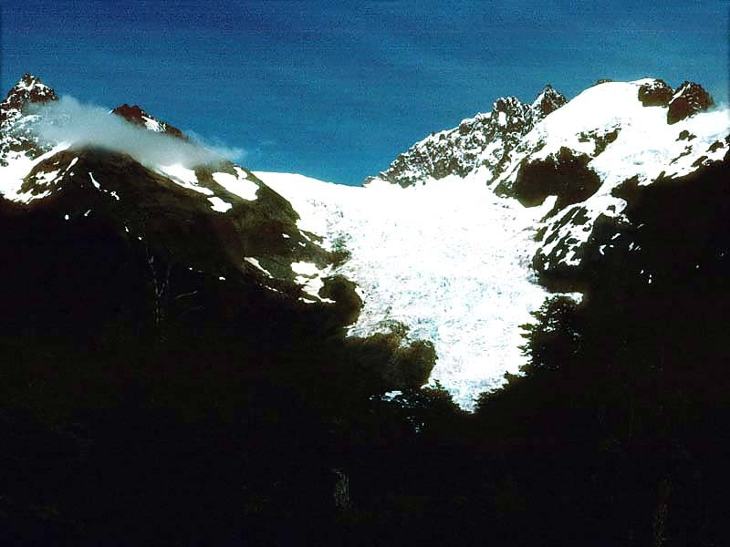 37 glacier in the mountains of new zealand at sunset 800