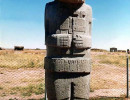 27 ponce stela in the tiwanaku  kalasasaya temple 800