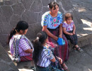 18 Family and friends taking a break from the market. 800